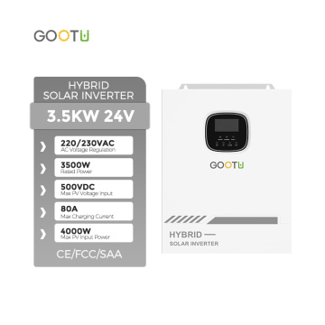 Gootu 3,5 кВт 48 В гибридный солнечный инвертор